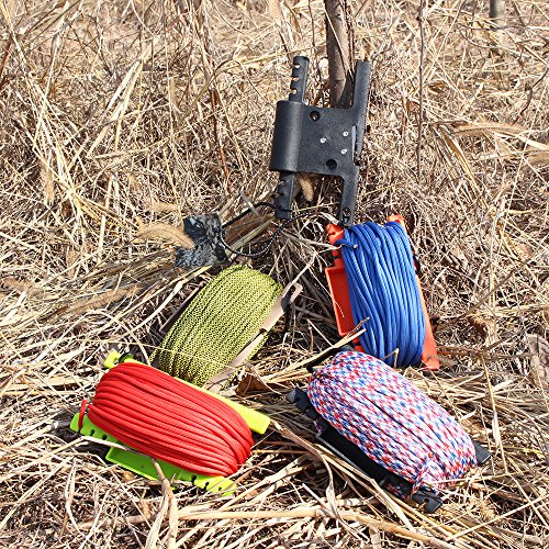 SURVIVAL Paracord Spool Tool Rope Winder 550 Paracord Keeper Parachute Cord Organizer Line Reel
