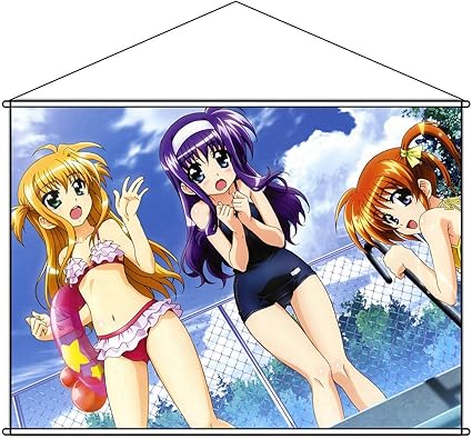 Amazon 魔法少女リリカルなのは B2タペストリー 月村すずか アリサ バニングス 高町なのは B2 728 X 515 Mm 掛ける絵 アニメ 萌えグッズ 通販