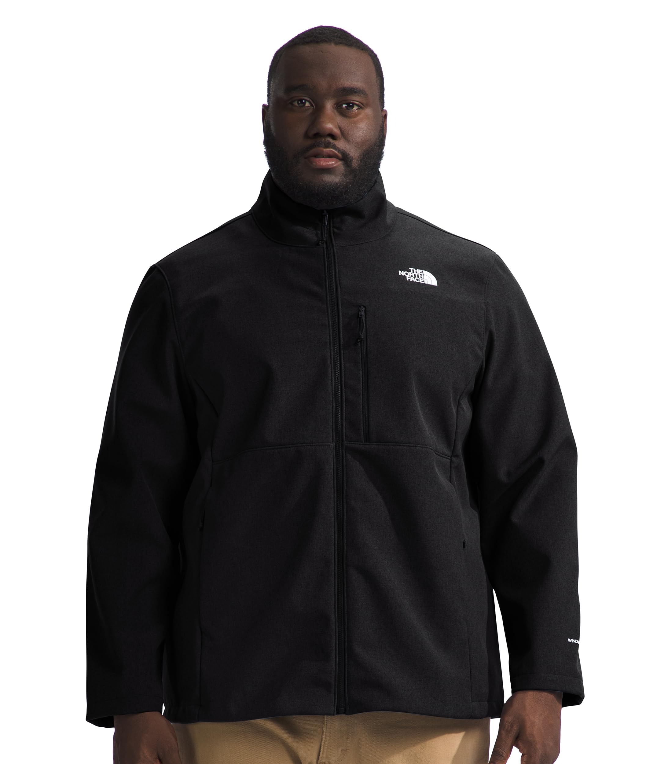 Photo 1 of The North Face Men's Apex Bionic 3 Jacket (Standard & Big Size) - Wind Resistant, Water Repellent, Classic Fit Winter Coat, TNF Black-NPF, 5X Big
