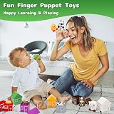 HappyGoLucky Farm Animals Montessori Toy Set for 1-3 Year Old Boys Girls view 3