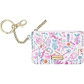 Lilly Pulitzer ID Holder Wallet, Wallet with Zip Close, Cute Card and ID Case for Women (Summer Serenade)