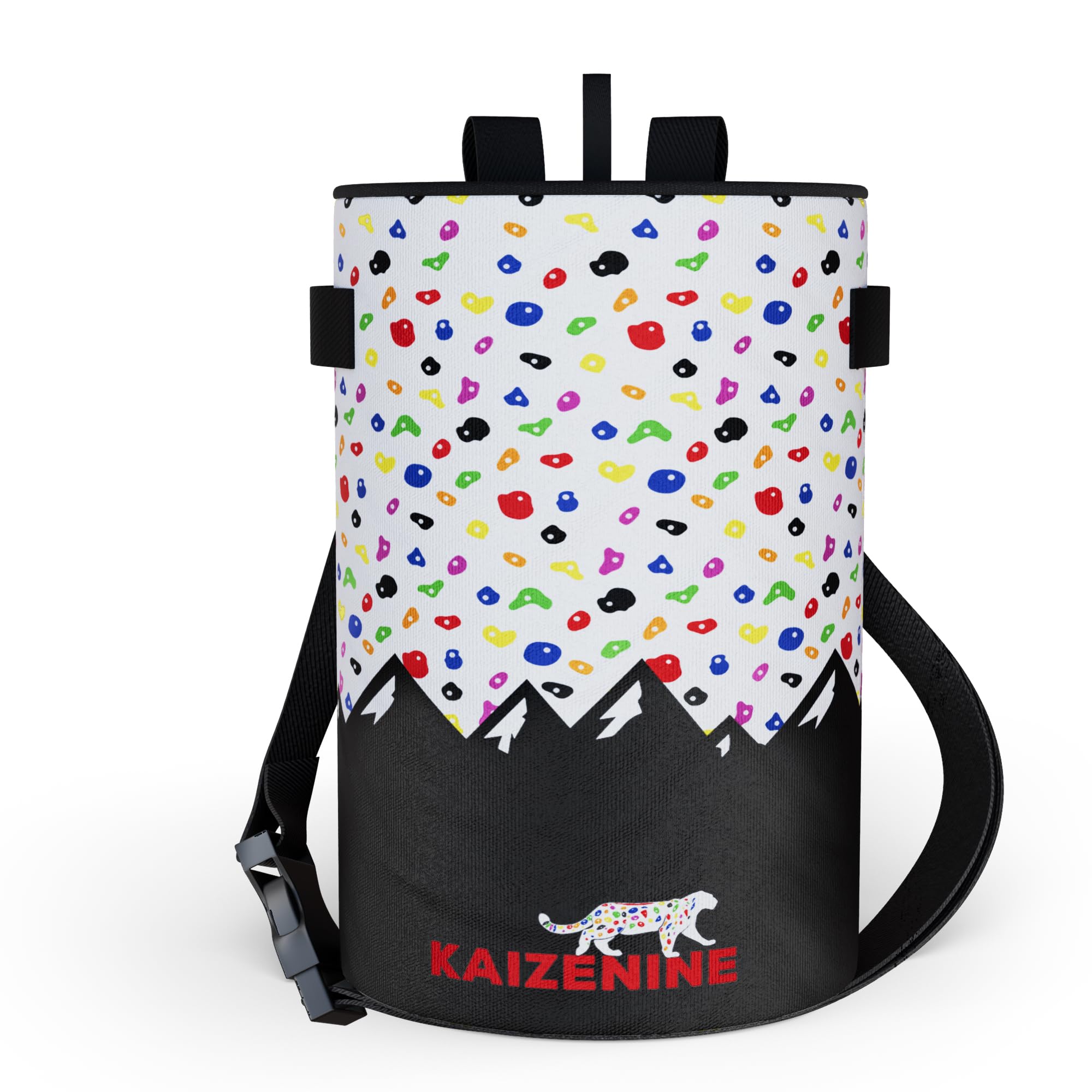 KAIZENINE Chalk Bag Rock Climbing Bouldering Chalk Climber Grip Strength Gym Weight Lifting Kaizenine Climber CHALK BAG ONLY
