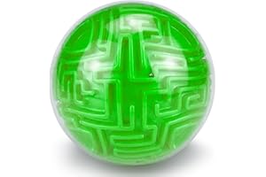 YongnKids Amaze 3D Memory Sequential Maze Ball Puzzle Toy Gifts for Kids Adults - Challenges Game Lover Tiny Balls Brain Teasers Game (Green)