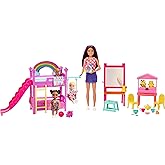 Barbie Skipper Babysitters, Inc. Ultimate Daycare Playset with 3 Dolls, Furniture & 15+ Accessories, Includes Bunk Beds & Col