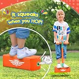 Toyzey Foam Pogo Jumper Toy for Kids 3-12 Orange Safe Durable Indoor Outdoor view 3