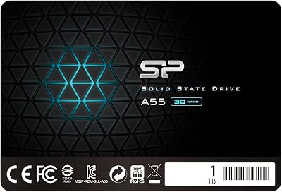 Silicon Power SSD 1TB 3D NAND A55 SATA III 2.5 Inch Internal Solid State Drive