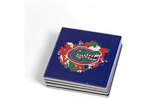 The Memory Company | Licensed NCAA 4-Pack Team Logo Ceramic Blast Coaster Set