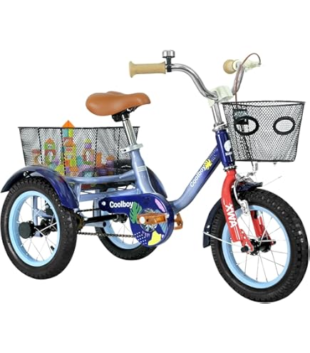 Amazon.com: Glyncipher 12 inch Trike, Kids Tricycle, Ages 3+