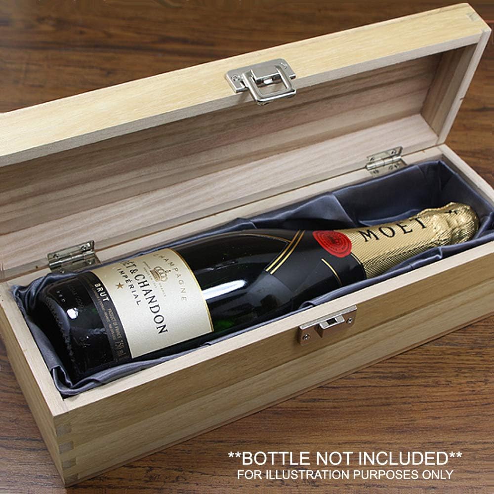 English Pewter Company Sheffield, England Unique Personalised 30th Birthday Gift Wooden Wine - Image 3