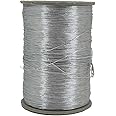 Aumni Crafts Zari Metallic Threads 0.1 MM (1 Roll) Silver Color for Aari Work Sewing Embroidery Garment Needlework Crafts