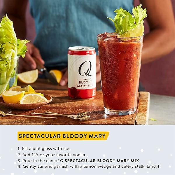 Q MIXERS BLOODY MARY 7.5 FLUID OUNCES, 4 COUNT