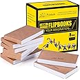 PRIMBEEKS Premium Blank Flipbooks, 720 Sheets (1440 Pages) No Bleed Flip Book Kit, 4.5" x 2.5" Drawing Paper for Animation, Sketching, Cartoon Creation.