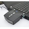 IETS Laptop Fan Cooler With Temperature Display,Side-Draft Portable Intelligent Notebook Radiator,Rapid Cooling, Adjustable Speed Auto-Temp Detection