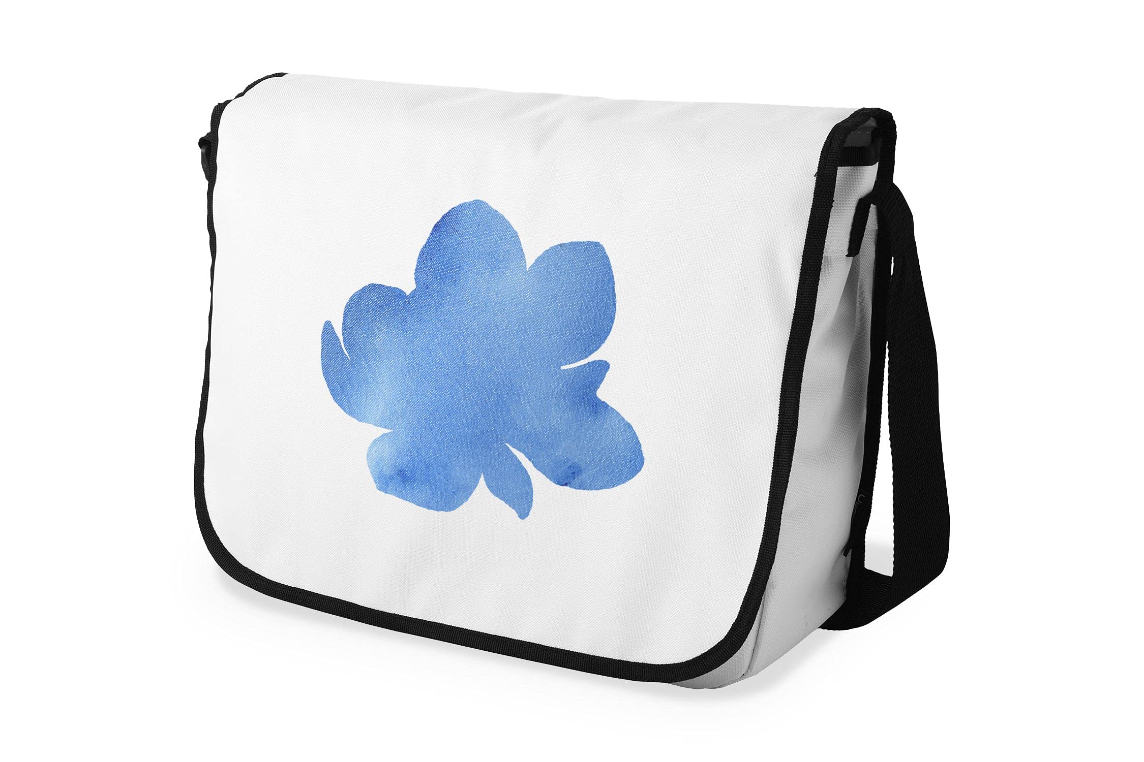 Bonamaison Digitally Printed Messenger School Bag with Black Strap for Students, Cross Body Bag, Courier Bag, Shoulder Bag for School, Back to School, Size: 29x36 Cm