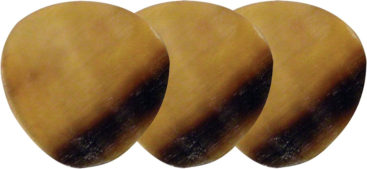 Golden Gate MP-22-3PK Rounded Triangle Mock Tortoise Flat Pick (Pack of 3)