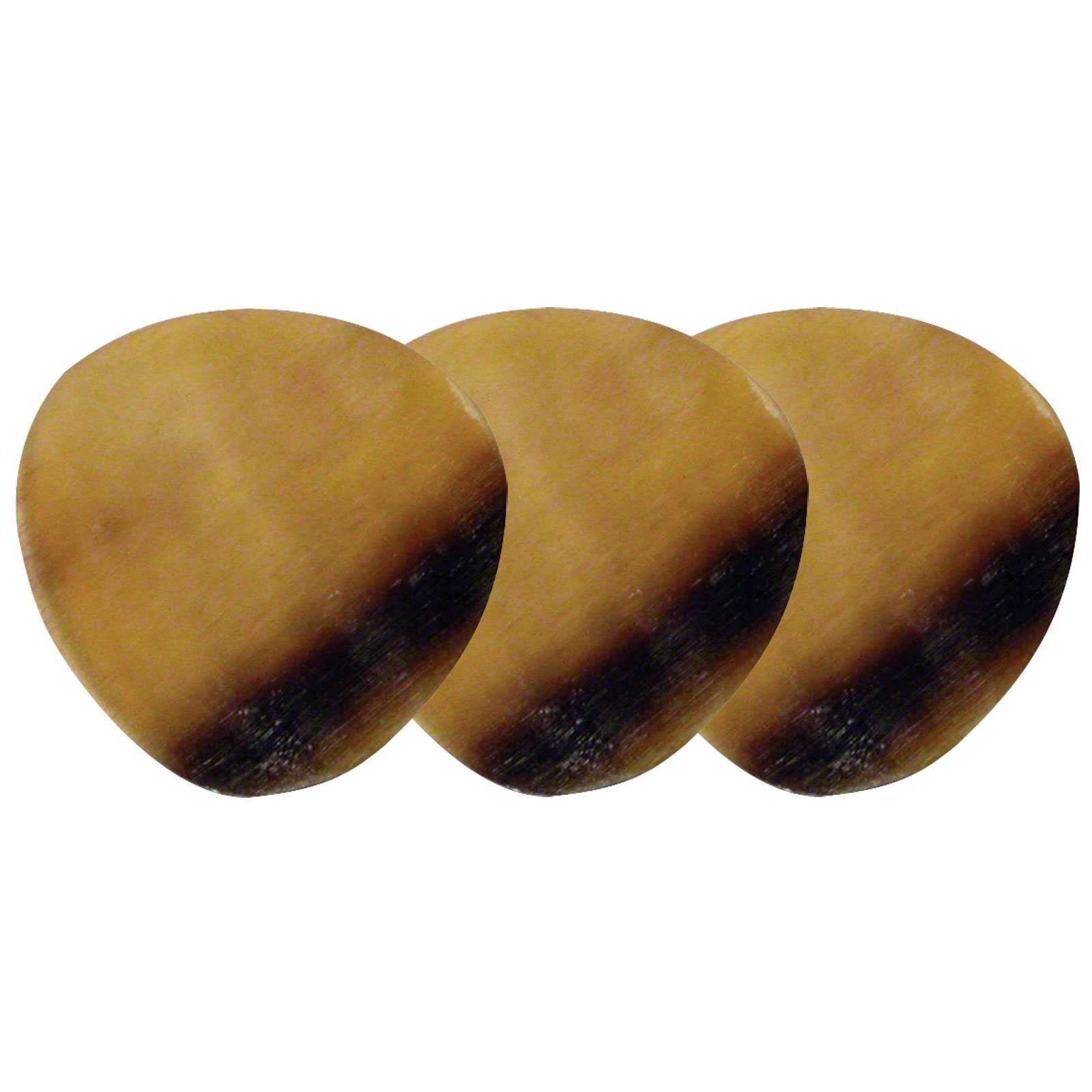 Golden Gate MP-22-3PK Rounded Triangle Mock Tortoise Flat Pick (Pack of 3)
