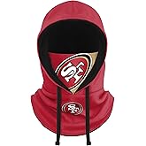 NFL Team Logo Team Color Drawstring Winter Cap Hooded Gaiter Balaclava Face Cover