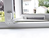 BeeGo Window Restrictor for UPVC Child Proof Cat Guard No Drill Lock White view 1