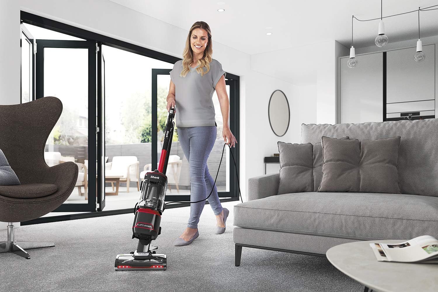 The Shark NV602UKT upright vacuum cleaner has 45 off in the Amazon