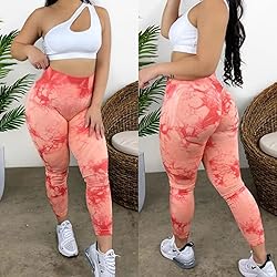 JGS1996 Tie Dye Leggings for Women Tummy Control