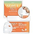 DERMAL Seoul Face Snail 3X Daily Quick Mask 36 Sheet – Korean Skincare Vegan Tencel Facial Masks - Skin Repairing, Anti Aging Face Mask Sheets with Ginseng Root, Green Tea Leaf Extract