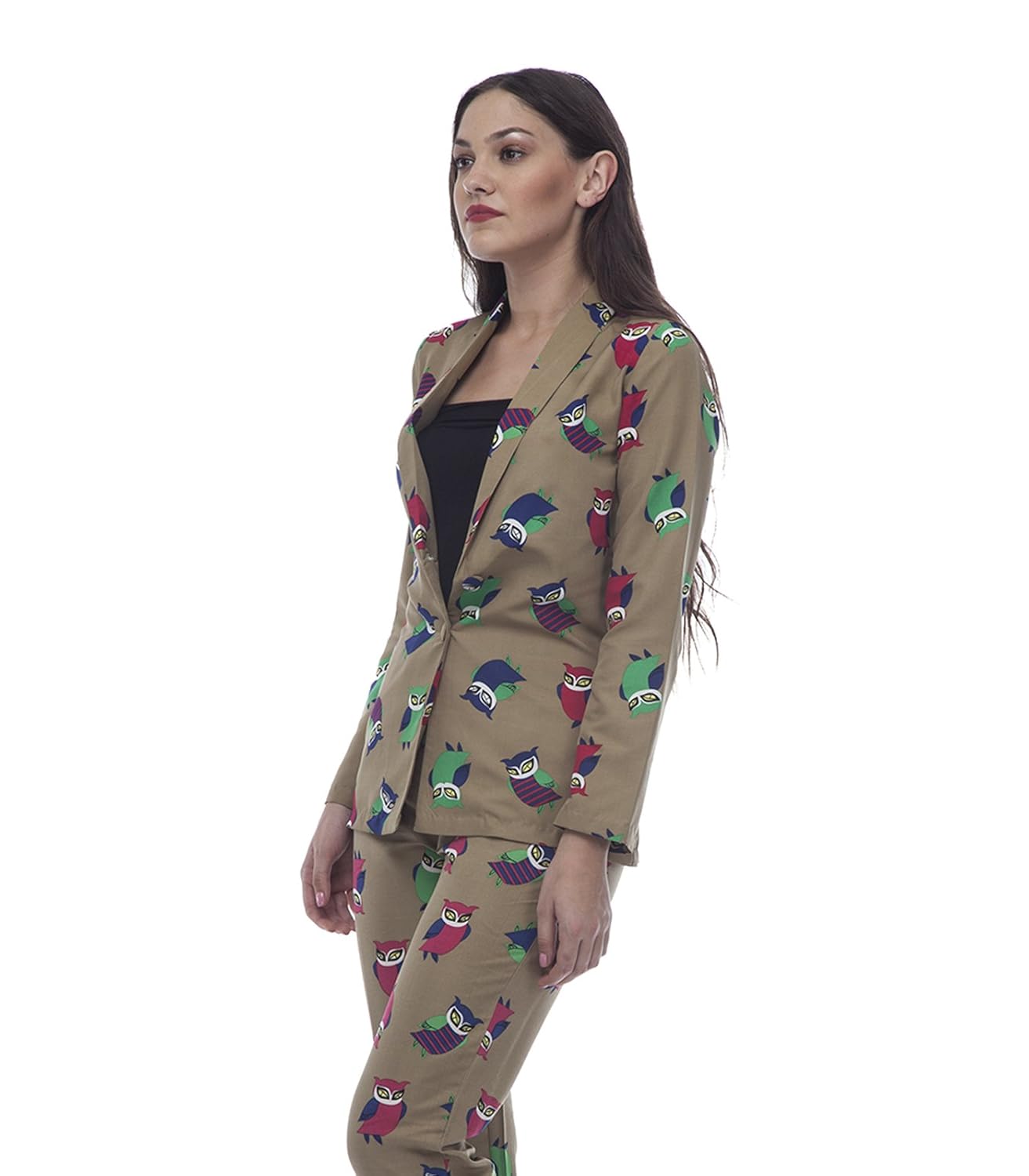 @499 full sleeves casual beige::blue blazer