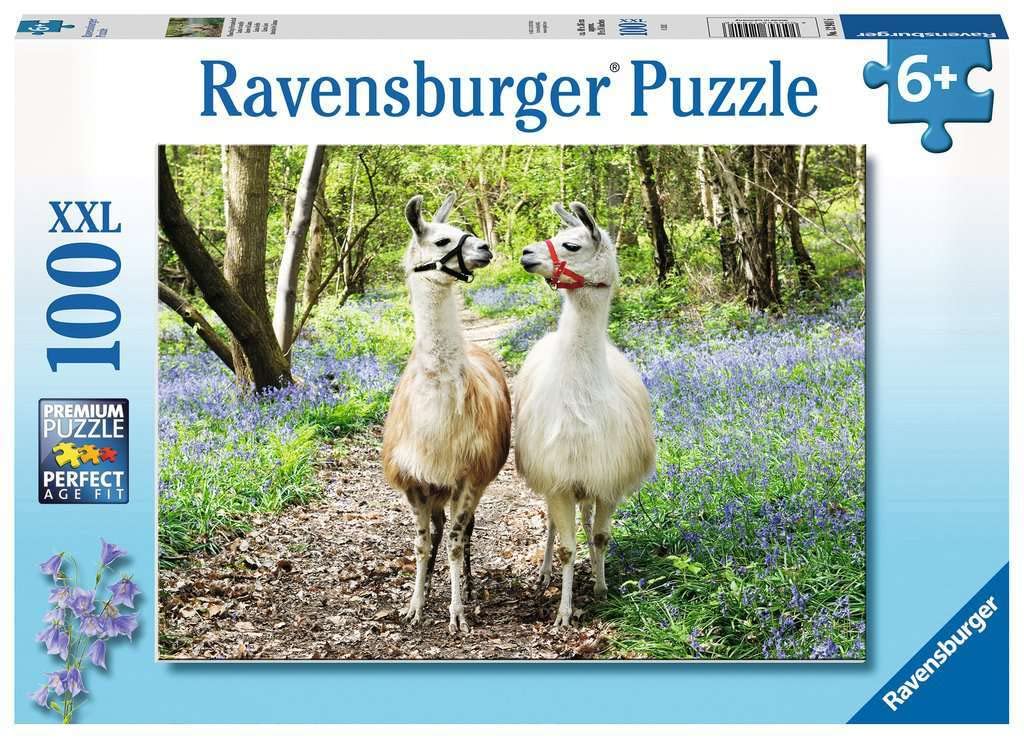 Ravensburger Llama Love 100 Piece Jigsaw Puzzles for Kids Age 6 Years Up - Extra Large Pieces