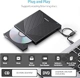ORIGBELIE USB 3.0 CD DVD Drive 8-in-1 Hub Card Reader for Laptop Mac PC view 4