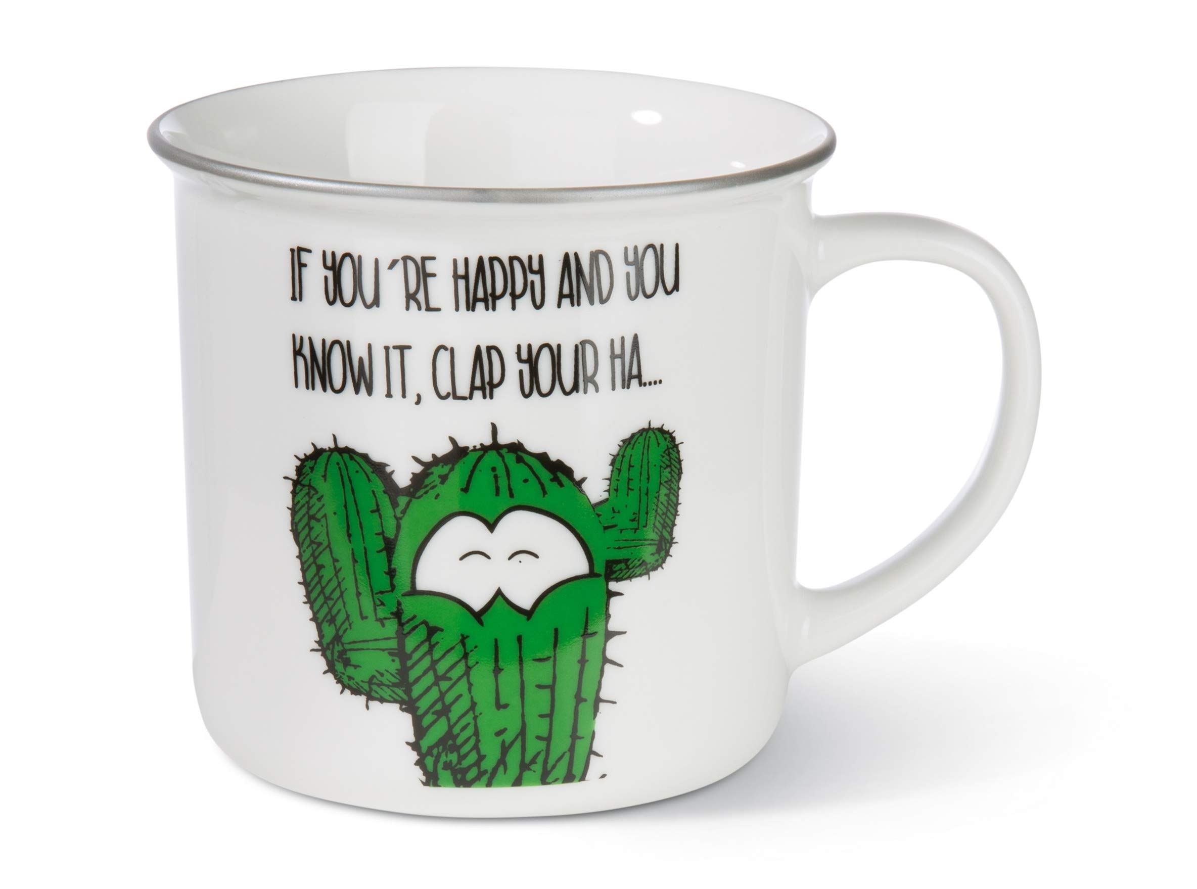 NICI 45023 Mug 400 ml Porcelain If You're Happy