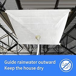 9 x 9ft Ceiling Leak Diverter with Hose and