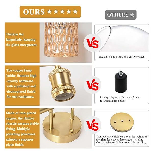LAPMUNG BATHROOM VANITY LIGHT, GOLD WALL FIXTURE OVER MIRROR, GREEN GLASS SHADE LIGHTING WITH BULBS INCLUDED FOR BEDROOM & LIVING ROOM,2-LIGHTS