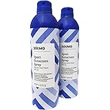 Amazon Brand - Solimo Sport Continuous Spray Sunscreen, SPF 50, Reef Friendly (Octinoxate & Oxybenzone Free), Broad Spectrum 