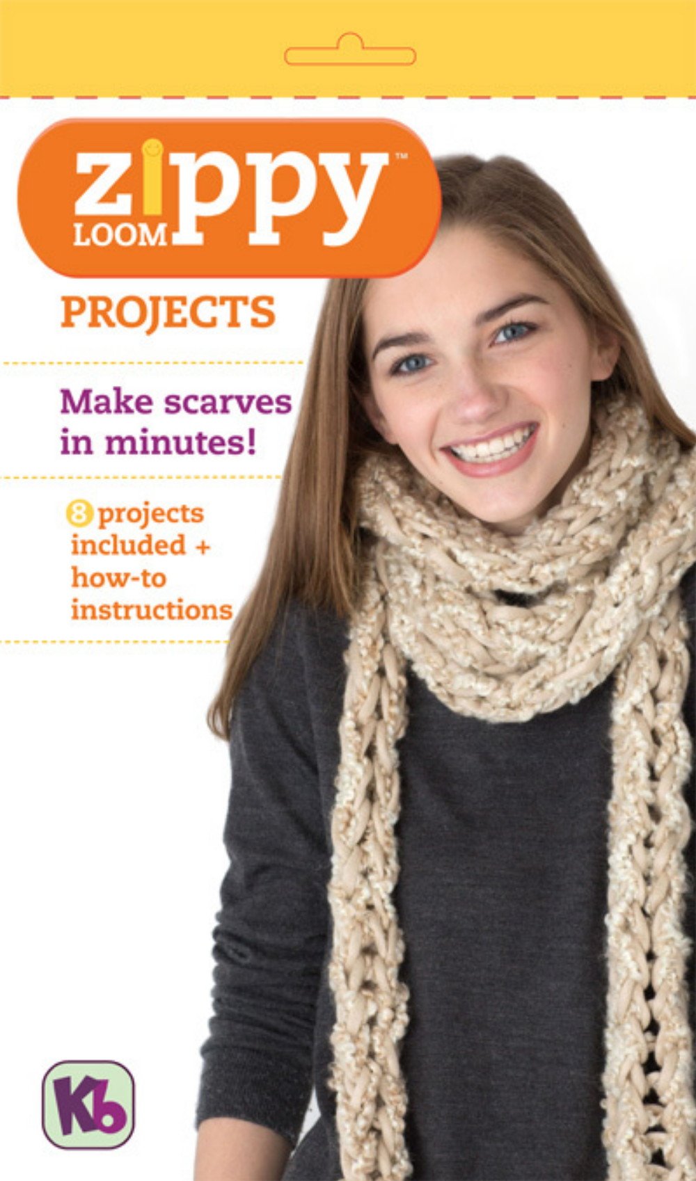 Authentic Knitting Board Zippy Loom Projects, Pattern Book