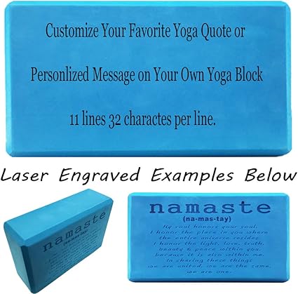 custom yoga blocks