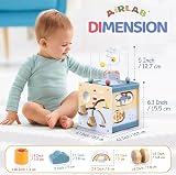 Airlab Wooden Activity Cube 6 in 1 Montessori Toys for 12 Months+ view 6