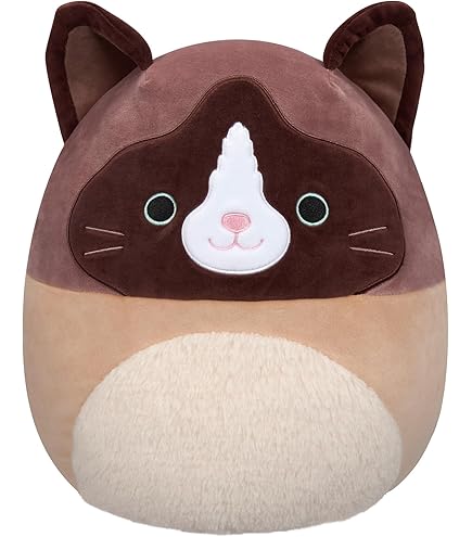 Peluche Squishmallow Oficial Kellytoy - Paulie Perro Negro, 8 Pulgadas, Suave Y Blandito, Ideal Para Abrazar