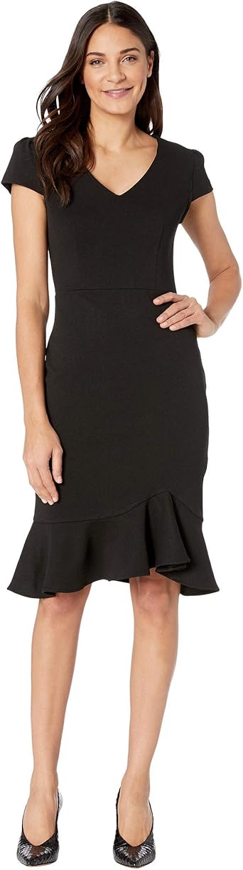 betsey johnson scuba crepe midi dress
