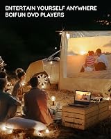 BOIFUN 16.9 Portable DVD Player 14.1 Swivel Screen 6 Hrs Battery Black view 6