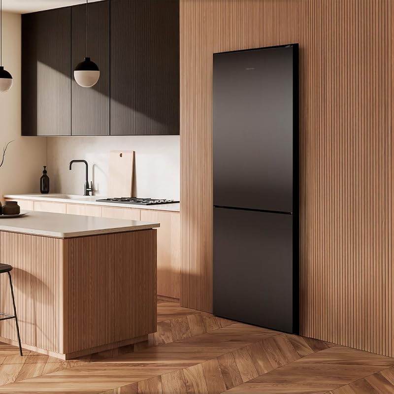 Kühl-Gefrier-Kombination 322 L Bolero CoolMarket Combi 322i Dark D, 185,5 cm Höhe, 59,5 cm Breite, Multi-Airflow-Technologie, HumidityFlex HUB, LED-Innenbeleuchtung