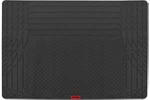 Motor Trend MotorTrend FlexTough TrunkShield Cargo Liner Car Mat for Back of SUV, Sedan & Coupe Trunk Cover, All Weather Heavy Duty Protection, Trim-to-Fit, 47.5" x 32.2"in