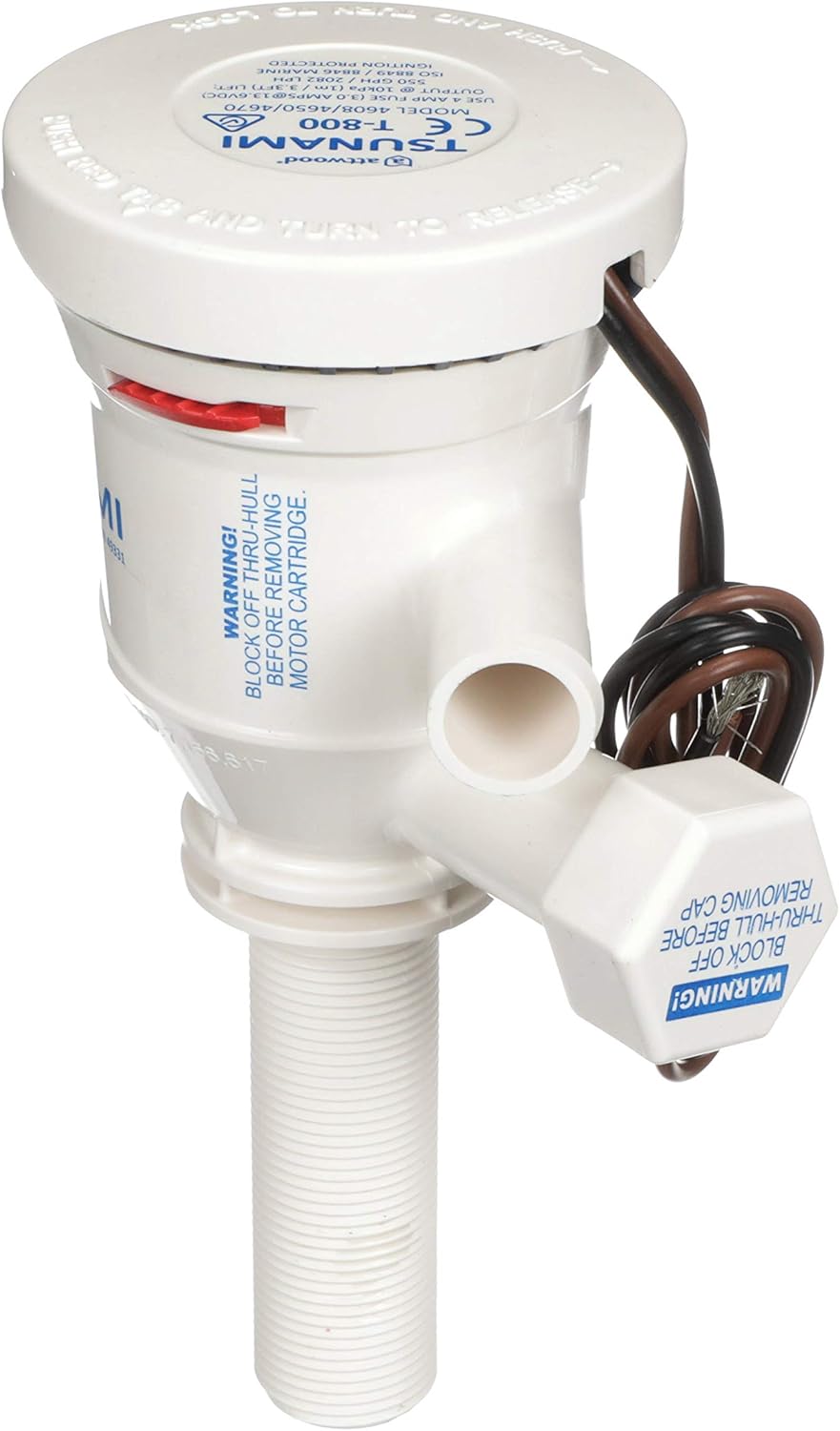 boat livewell parts on Amazon Com Attwood 4672 7 Tsunami 800 Gph Dual Outlet Aerator Pump 3 Inch Boating Equipment Sports Outdoors