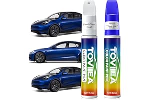 TOVIIEA Deep Blue Metallic(PPSB) Touch Up Paint for tesla ModelY/3/X/S,2-In-1 Car Scratch Remover Pen,Car Paint Scratch Repai