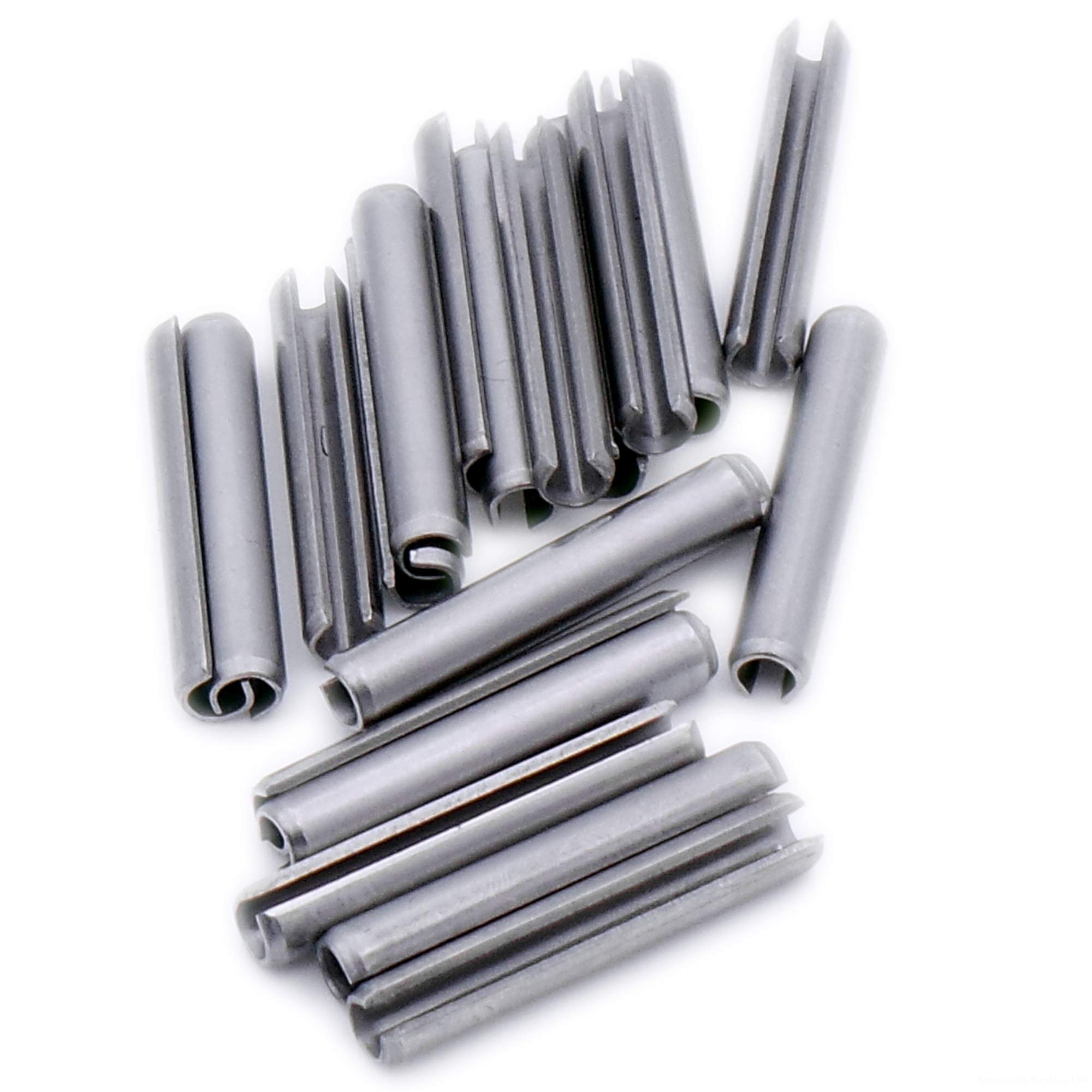 D2.5 (2.5mm x 12mm) Slotted Spring Pin (Heavy) - Stainless Steel (A1) (Pack of 20)
