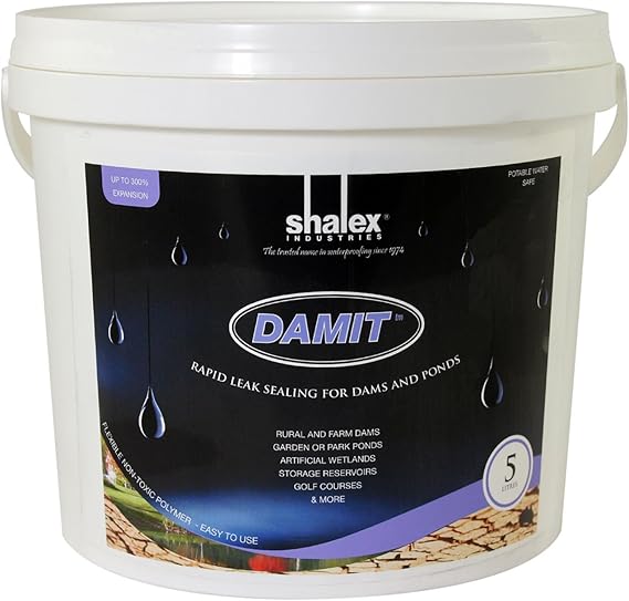 DamIt Rapid Leak Sealer for Dams and Ponds 5L Amazon.co.uk Garden