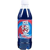 ICEE Blue Raspberry Slushy Syrup 16.9 fl oz – Officially Licensed Blue Raspberry Flavor for Slushie Machines, Freeze Pop Make