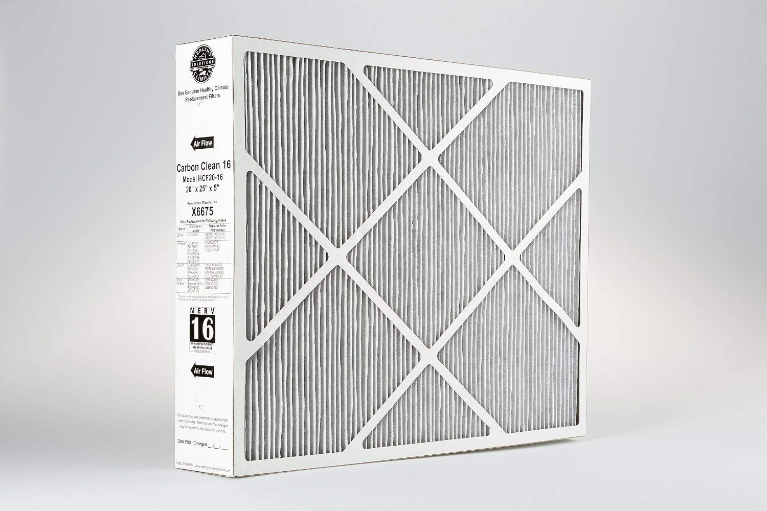 Lennox X6675 MERV 16 Media Air Cleaner, 1 Filter - Replacement Furnace Filters - 