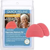 Hard Reline (Boil &amp; Fit) Denture Reliner Kit; for Use with Full or Partial Denture, 2 Denture Reline Pucks Included with Each kit, Remold and Adjust mulitple Times, Zinc-Free, No More Loose Dentures!