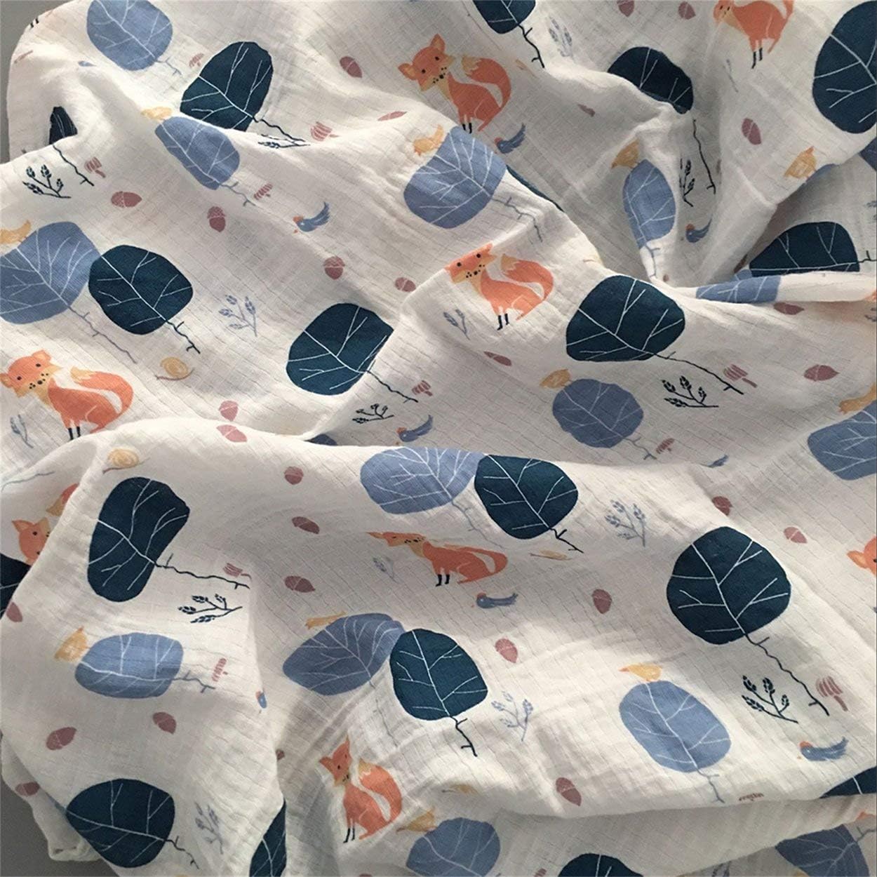 Caroline Philipson 1x1cm Muslin Bebe Emmailloter Couverture Bebe Emmailloter Coton 100 Du Nouveau Ne Bebe Serviette De Bain Couvertures Swaddle Multi Fonctions Designs Multicolore Renard Couvertures D Emmaillotage La Chambre De Bebe