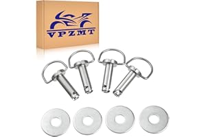 VPZMT Harley Fasteners Hard Saddle Bags Mounting Pin Stud Bolts Compatible with Harley Davidson Touring Softail Road King Electra Glide FLHX FLHR FLHS All Years