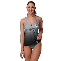 FOCO Women's Standard NFL Team Logo Ladies Bathing